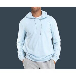 IDEOLOGY-MENS BLUE LONG SLEEVE KANGAROO POUCH FLEECE LINING HOODIE SIZE XX-LARGE